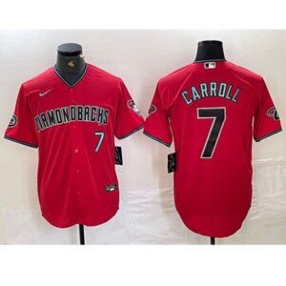 Mens Youths Kids Womens Corbin Carroll Red Stitched Jersey